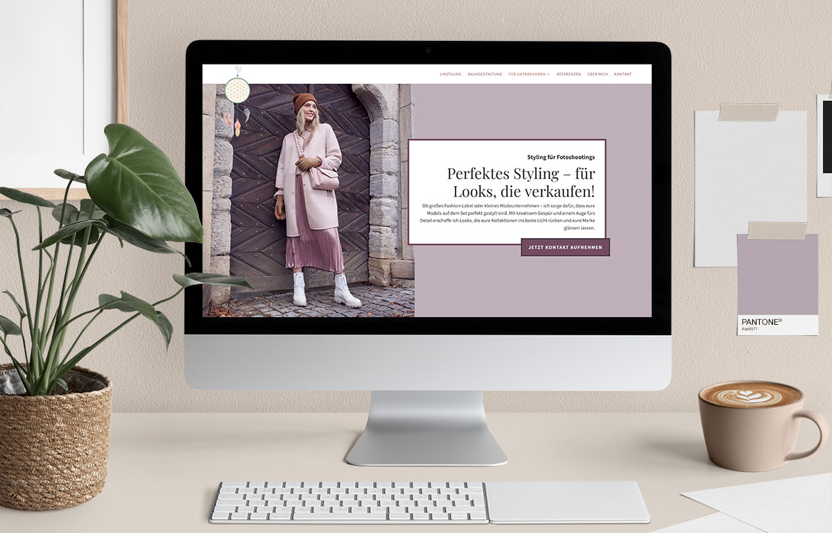 Screenshot Website Raumausstatterin